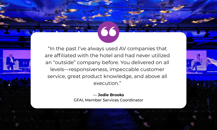 hotel outside av provider quote