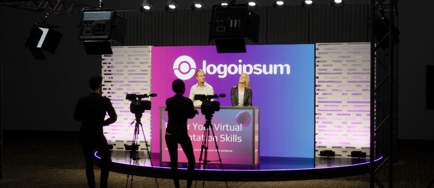 trade show live podcast booth