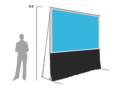 premium projector and screen rental package