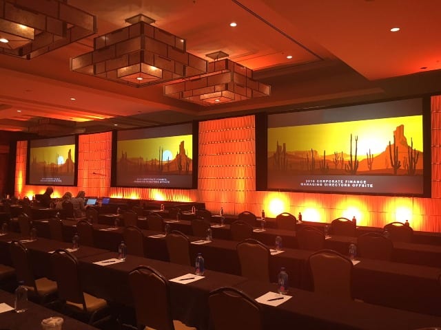 corporate event stage design