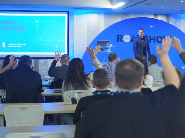 Roadshow at a Chicago event venue