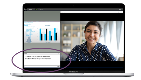 Q&A engagement virtual events