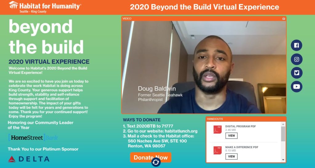 virtual fundraiser habitat for humanity