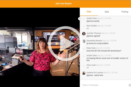 hybrid event production behind the scenes