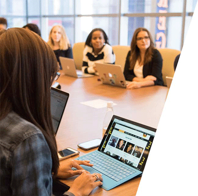 group of meeting planners at conference table